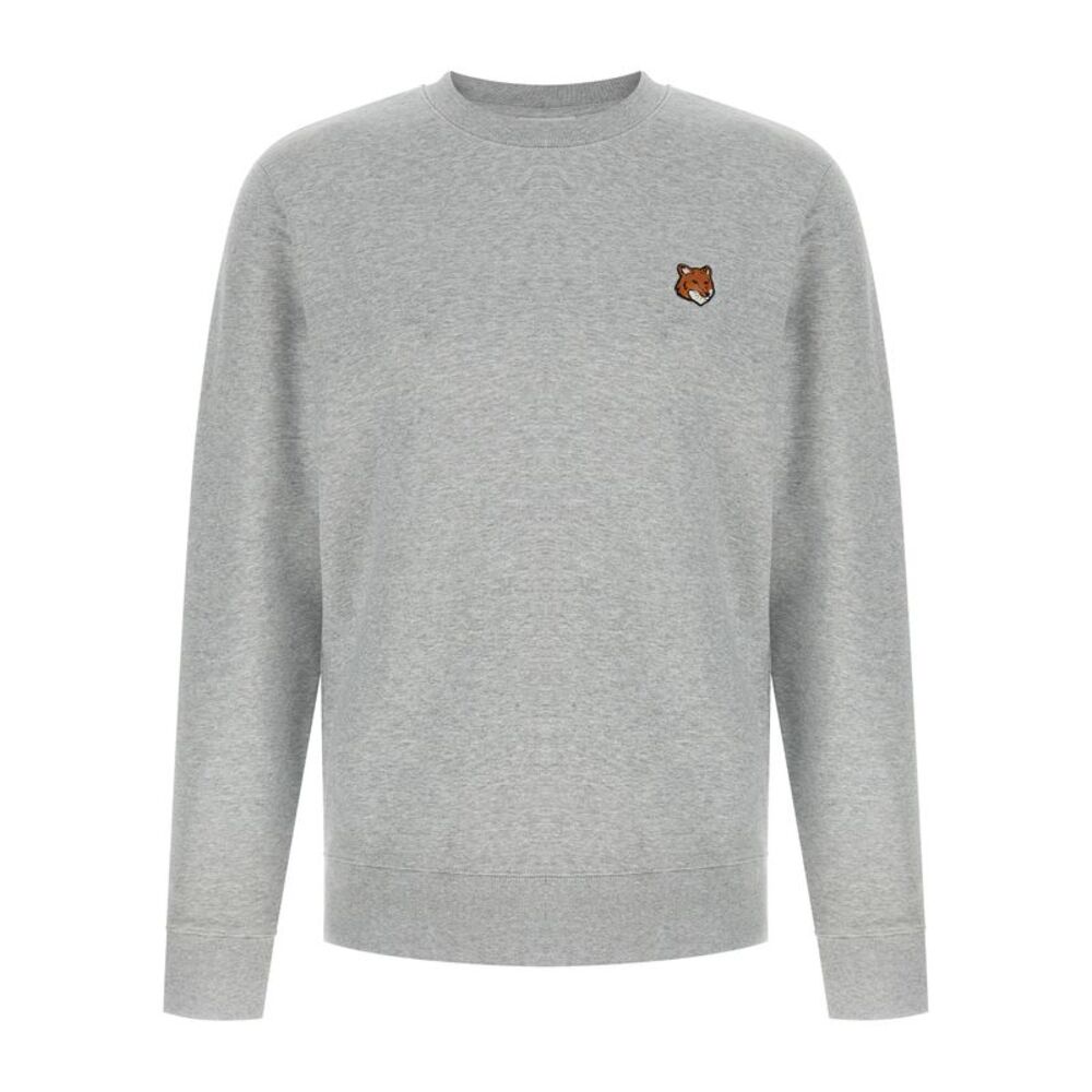 Maison Kitsuné Gray Cotton Men's Sweatshirt